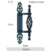 TIRADOR FORJADO A MANO DT9-TH