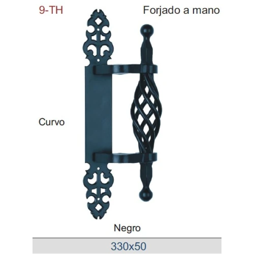 TIRADOR FORJADO A MANO DT9-TH
