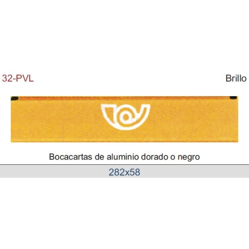 BOCACARTAS DE ALUMINIO
