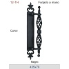 TIRADOR FORJADO A MANO DT12-TH