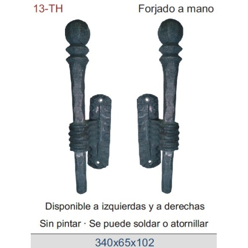 TIRADOR FORJADO A MANO DT13-TH