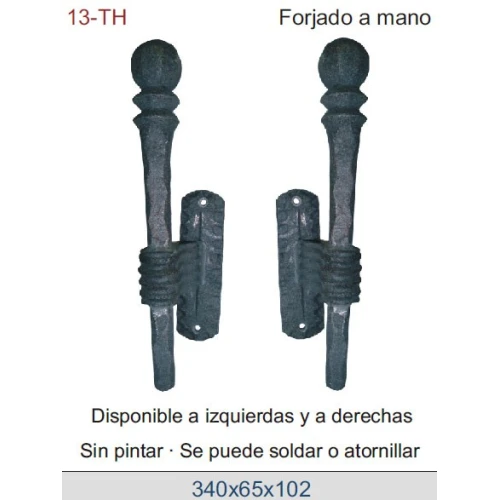 TIRADOR FORJADO A MANO DT13-TH