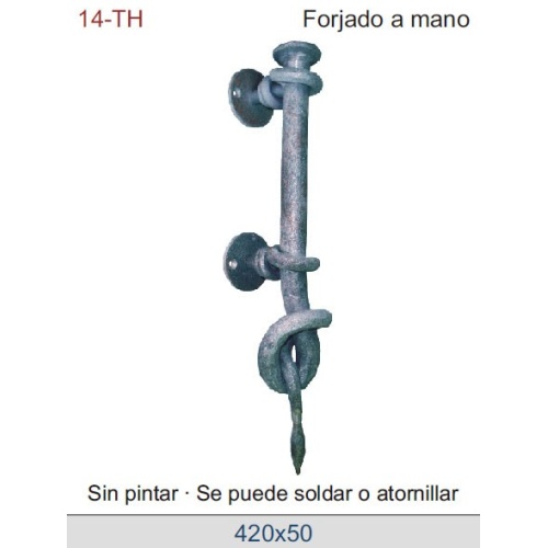 TIRADOR FORJADO A MANO DT14-TH
