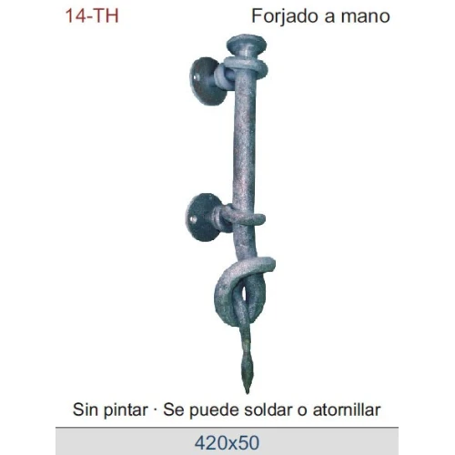 TIRADOR FORJADO A MANO DT14-TH