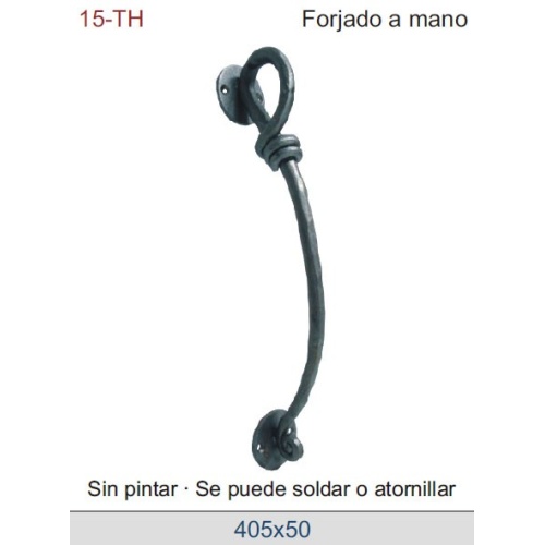 TIRADOR FORJADO A MANO DT15-TH