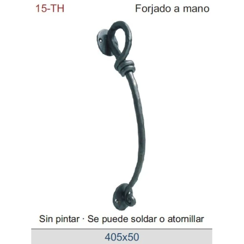 TIRADOR FORJADO A MANO DT15-TH