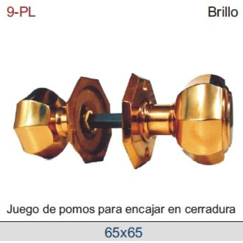 JUEGO DE POMOS DT9-PL
