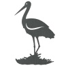 SILUETA CIGÜEÑA