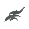 SILUETA DELFINES