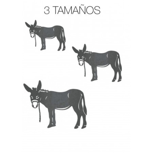 SILUETA BURRO