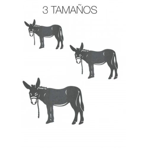 SILUETA BURRO