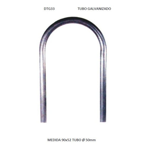 GUARDACERA TUBO GALVANIZADO DTG-33