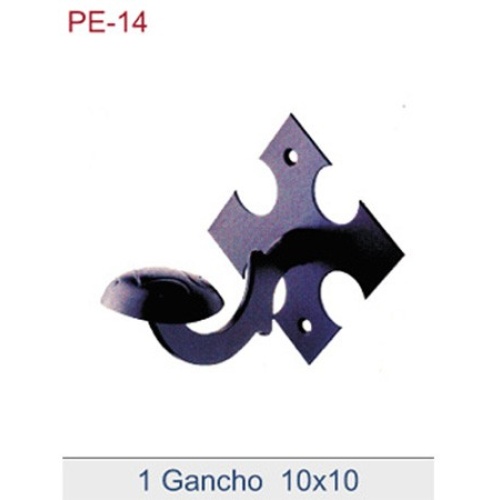 Perchero individual fabricado en forja.