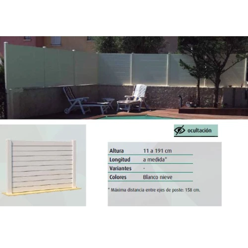 VALLA PVC OCULTACION DANTIGONA