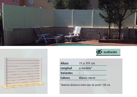 VALLA PVC OCULTACION DANTIGONA