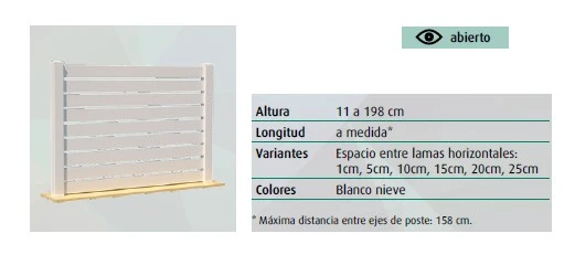 VALLA PVC DLAQUILES 010