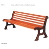 BANCO MADERA PATAS HIERRO FUNDIDO DTB9