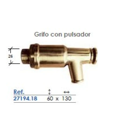 GRIFO CON PULSADOR