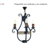 LÁMPARA DE TECHO DE FORJA DTL-26
