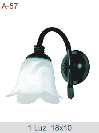 APLIQUE DE FORJA CON TULIPA
