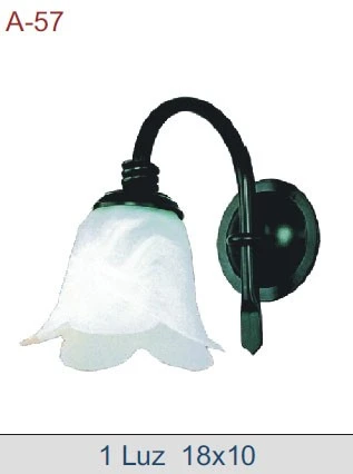 APLIQUE DE FORJA CON TULIPA