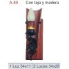APLIQUE DE FORJA CON MADERA Y TEJA