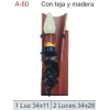 APLIQUE DE FORJA CON MADERA Y TEJA