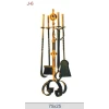 JUEGO DE CHIMENEA CON LATÓN DTJ-6