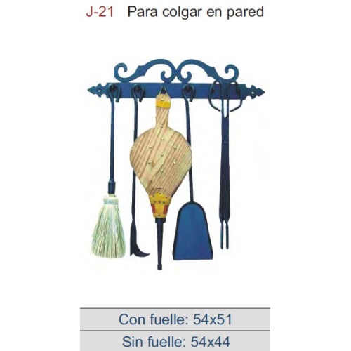 JUEGO DE CHIMENEA PARA COLGAR DTJ-21