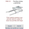 PARRILLA DOBLE Y GIRATORIA
