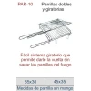 PARRILLA DOBLE Y GIRATORIA