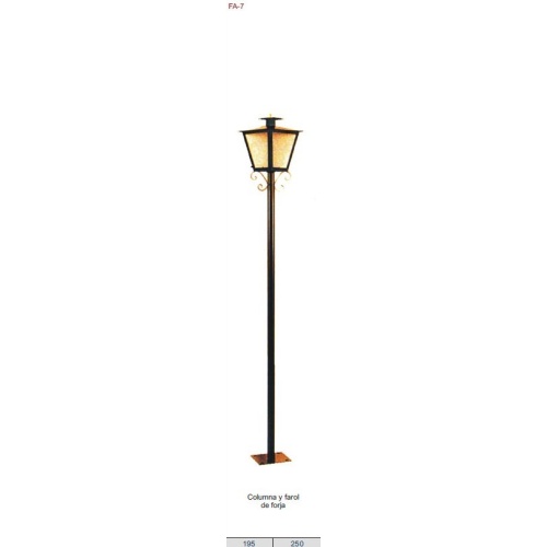FAROLA DE FORJA ARTÍSTICA DTFA-7