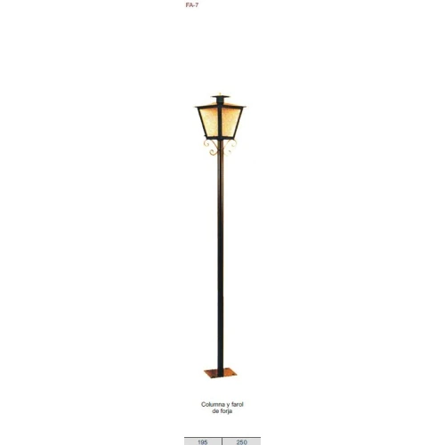 FAROLA DE FORJA ARTÍSTICA DTFA-7