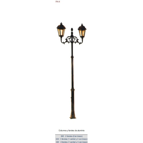 FAROLA DE ALUMINIO DTFA-9
