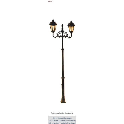 FAROLA DE ALUMINIO DTFA-9
