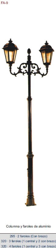 FAROLA DE ALUMINIO DTFA-9