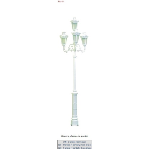 FAROLA DE ALUMINIO DTFA-10