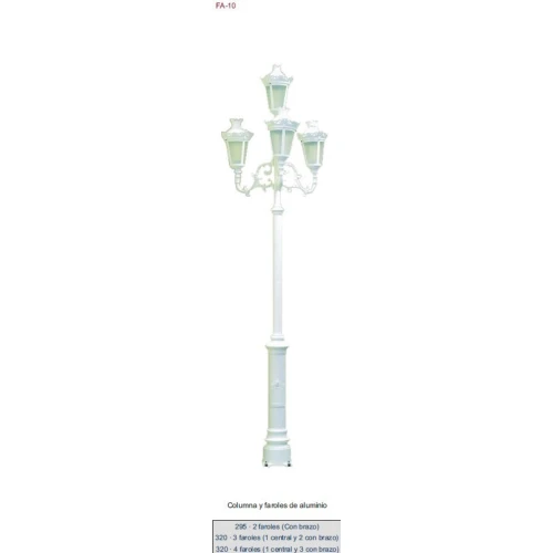 FAROLA DE ALUMINIO DTFA-10
