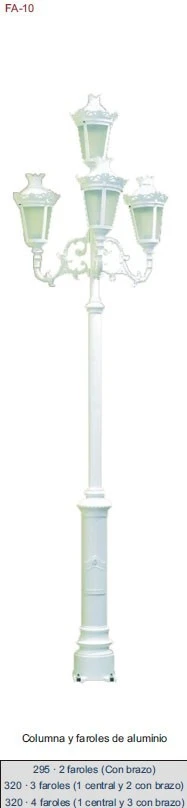 FAROLA DE ALUMINIO DTFA-10