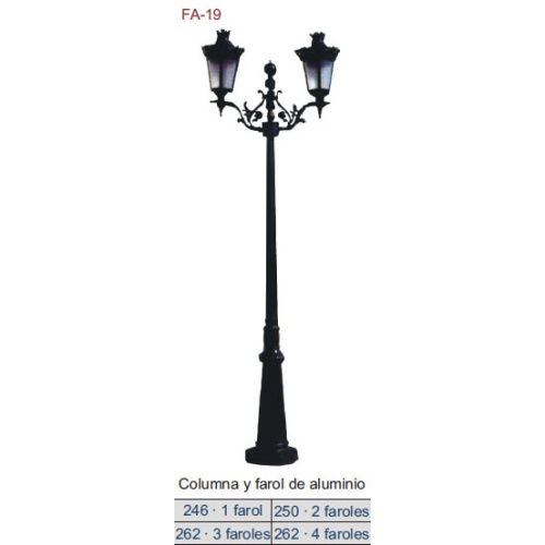 FAROLA FERNANDINA DE ALUMINIO DTFA-19