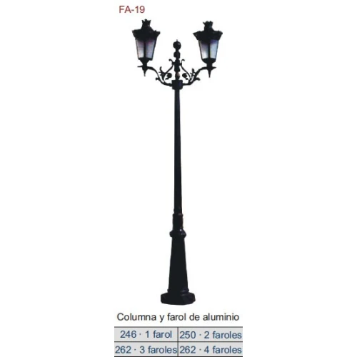 FAROLA FERNANDINA DE ALUMINIO DTFA-19