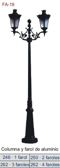 FAROLA FERNANDINA DE ALUMINIO DTFA-19