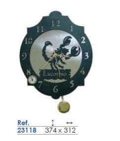RELOJ DE FORJA SIGNO DEL ZODIACO - Imagen 10