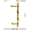 TIRADOR DE LATÓN DT21-TL